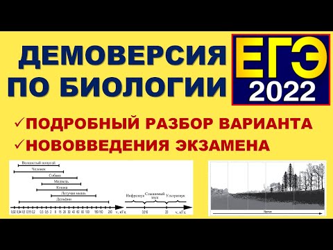 Видео: ДЕМОВЕРСИЯ ЕГЭ ПО БИОЛОГИИ 2022 | ПОДРОБНЫЙ РАЗБОР