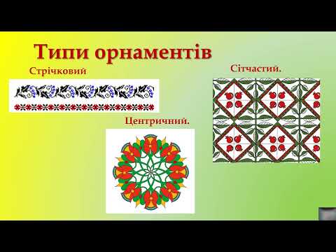 Видео: Образотв мистецтво 1 клас. Орнамент на посуді