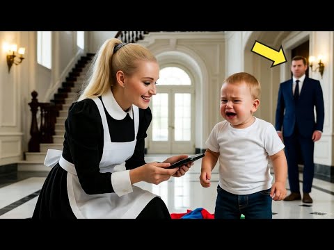 Видео: Все няни сбегали от сына миллионера… Пока одна горничная не вошла в его жизнь и не изменила всё! 💔✨