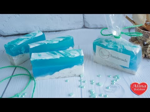 Видео: Мыло "Лазурное море" Сувениры на день учителя. Мк / Soap with your own hands. Diy