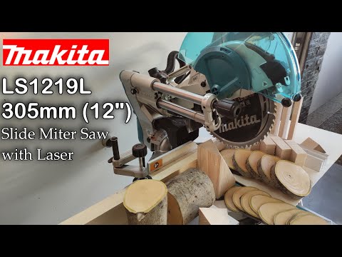 Видео: Торцовочная пила Makita LS1219L 305 мм - торцовочная пила Ø 305 мм с лазерной линией- Тестирование