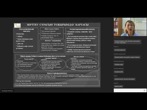 Видео: Сабақты зертеу үдерісіндегі проблемалық сұрақ құрастыру