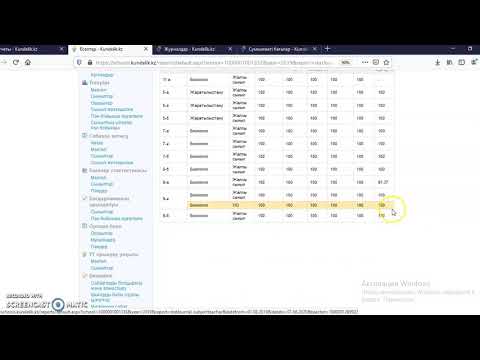 Видео: Журналды уақытылы жүргізу, %