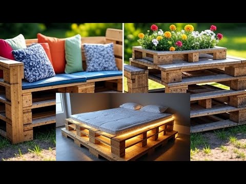 Видео: 40+ креативных идей из деревянных поддонов для дома и сада | DIY проекты