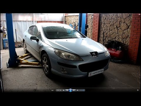 Видео: Замена комплекта ГРМ помпы и сальника коленвала на Peugeot 407 1,8 Пежо 407 2005 года 1часть