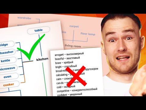 Видео: Уникальный способ - КАК УЧИТЬ АНГЛИЙСКИЕ СЛОВА - Mind Map