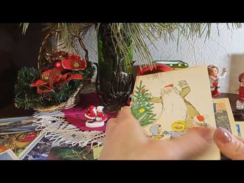 Видео: Елочные игрушки и новогодние открытки.