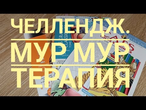 Видео: Совместное раскрашивание. Челлендж "Мур мур терапия"