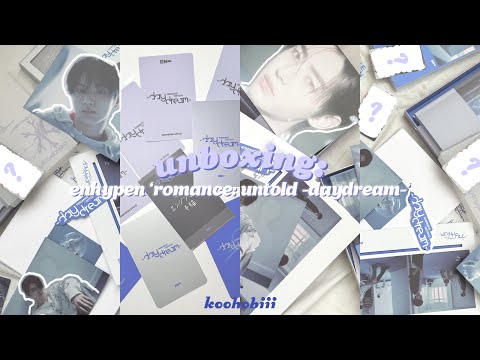 Видео: распаковка альбомов enhypen ‘romance: untold -daydream-‘