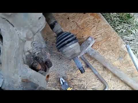 Видео: Замена шруса со стороны колеса.#passat #b3