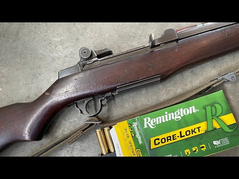 Видео: Безопасная стрельба из коммерческих боеприпасов M1 Garand!