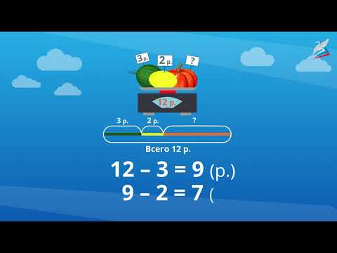 Видео: Задачи на нахождение неизвестного третьего слагаемого