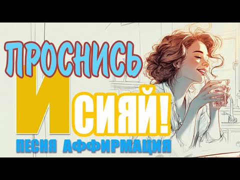 Видео: ПРОСНИСЬ И СИЯЙ! Песня-Аффирмация, Заряжающая на Весь День | Слушай утром — и мир меняется