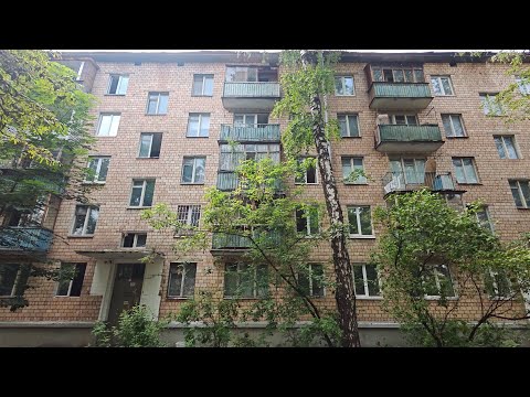 Видео: Москва. Заброшенный пятиэтажный кирпичный дом на Нижегородской