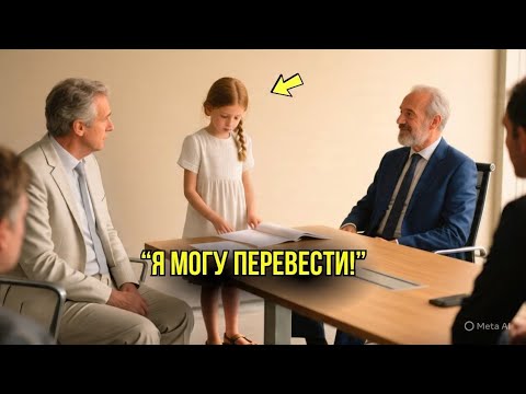 Видео: Компания теряет миллионы из-за отсутствия переводчика, пока дочь уборщика не заходит в зал...