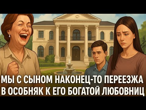 Видео: "Мы с сыном наконец-то переезжаем в особняк к его богатой любовнице!" - расхохоталась свекровь...