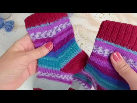 Видео: Готовая работа носочки 🧦💪🤣. Покупка пряжи 🧶.