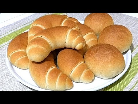 Видео: Легендарные "Кунцевские булочки-рогалики" по ГОСТу/Bread rolls, bagels.