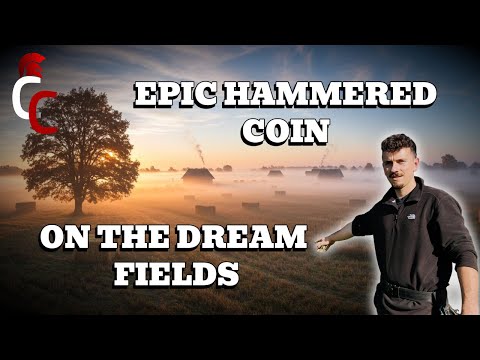 Видео: На поле снов найдена эпическая средневековая чеканка | Металлоискатели в Великобритании | Crosby ...