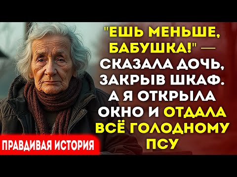 Видео: Они лишили меня еды. Я отдала покупки собаке