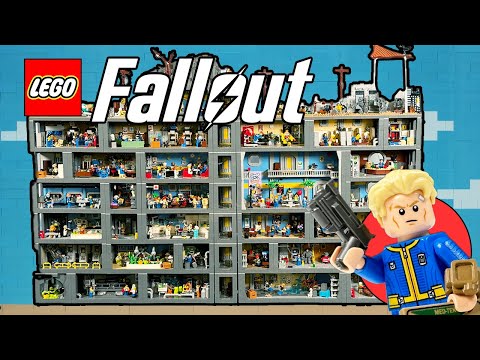 Видео: Самый лучший бункер Fallout в Lego