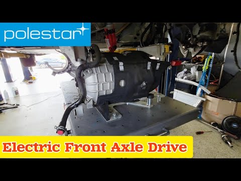 Видео: Polestar 2 • Электрический привод переднего моста - снятие и замена.