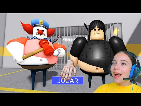 Видео: БАРРИ стал КЛОУНОМ и ВЕНСДЕЙ в ROBLOX!
