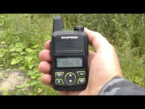 Видео: Моя текущая рация для связи на 1км. Baofeng T1 Mini