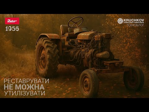 Видео: Реставрація Zetor 1956 року: з металобрухту до ідеалу