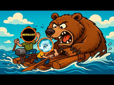 Видео: МЕДВЕДЬ СОЖРАЛ КВАНТУМЦА И МЕДАЛИСТА В RAFT!