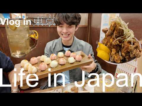 Видео: Провожу длинную ночь в Токио с новой прической | Уэно, изакая, обзор отеля, Лаос, пикник【vlog】