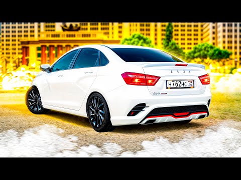 Видео: ЛАДА КОТОРАЯ ВАЛИТ! ОБНОВЛЁННАЯ LADA VESTA SPORT! ( Radmir RP )