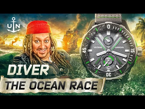 Видео: Лучшие дайверские часы Ulysse Nardin Diver The Ocean Race