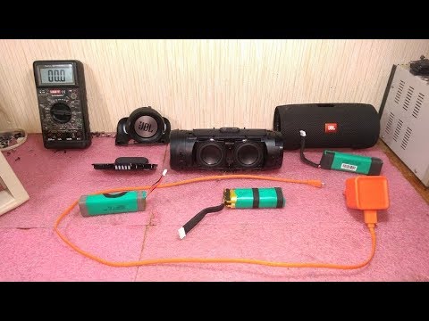 Видео: Ремонт JBL Charge 3 замена аккумулятора, хрипит динамик, аккумулятор JBL Xtreme, Flip, Boombox