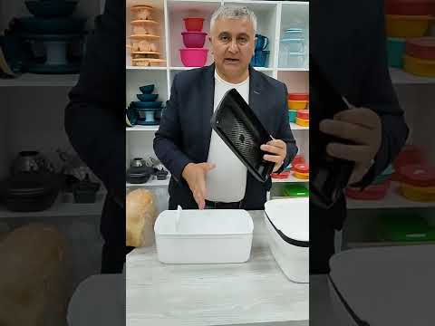 Видео: Хлеб всему голова! Как правильно хранить хлеб. Умная Хлебница Tupperware ❤️