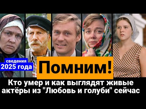 Видео: Что стало с актёрами Любовь и голуби спустя 40 лет?