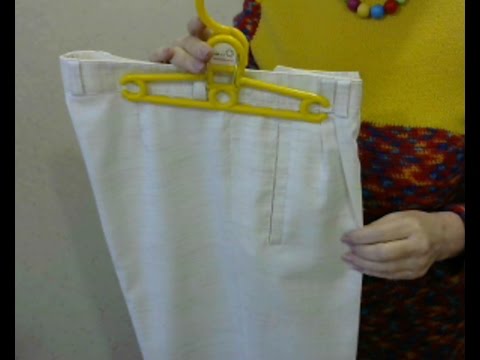 Видео: Как поутюжить брюки после стирки.  Советы.