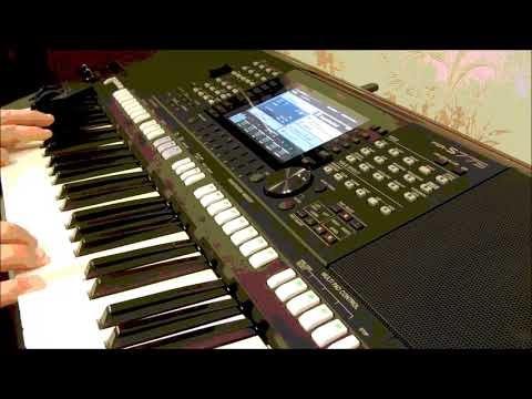 Видео: НА БЕЛОМ ПОКРЫВАЛЕ YAMAHA PSR S 775