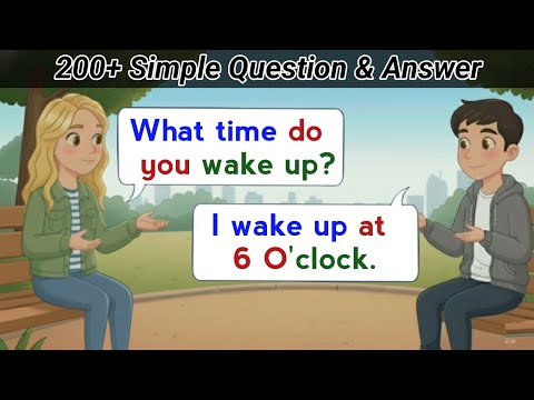 Видео: Практика разговорного английского для начинающих | Более 200 простых вопросов и ответов | Изучайт...