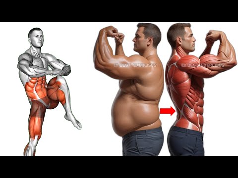 Видео: Прощай, жир на животе! Всего 5 минут тренировки пресса стоя