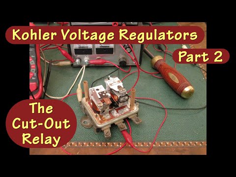 Видео: Регуляторы напряжения Kohler Delco Remy. Часть 2: Реле отключения