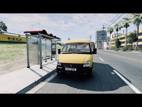 Видео: Дрифт на маршрутке ( BeamNG Drive ) 