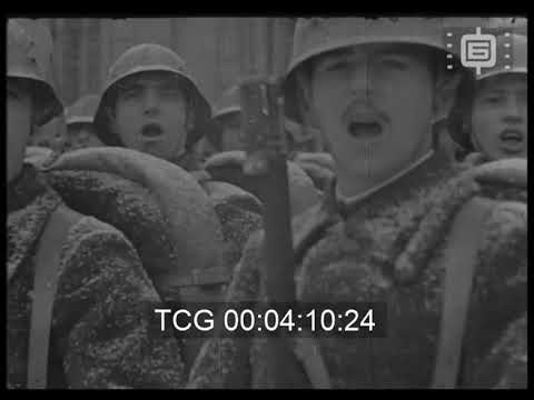 Видео: Царски Кинопреглед 28 - Ксанти; Лозенград; Освещаване на знамената, Цар Борис III и Симеон II (1942)