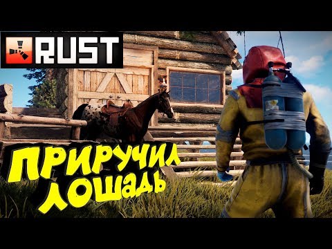 Видео: RUST - Соло Выживание. Приручаю Лошадь. Защищаю Дом от рейдеров