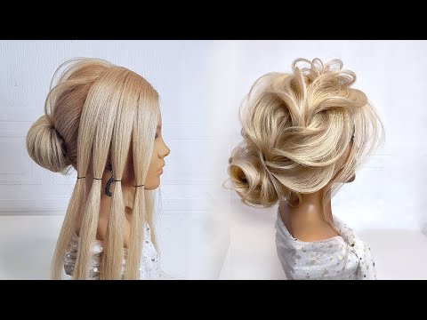 Видео: Свадебная прическа пошагово. Рисунок на волосах
