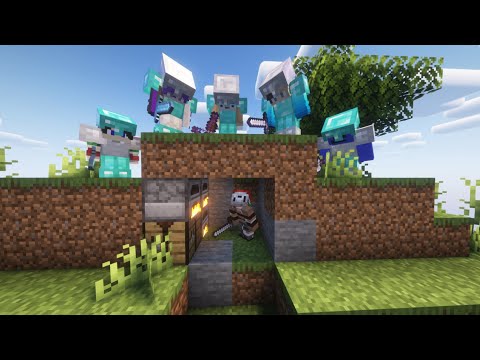 Видео: Майнкрафт Спидраннер против 5 Охотников