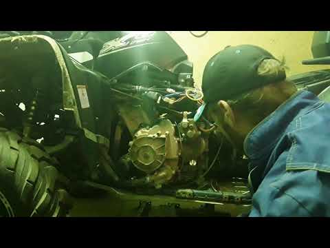 Видео: Размололо заднюю передачу на CF Moto x6