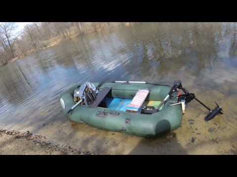 Видео: Электромотор для лодки Watersnake SXB54/26 (Venom) Распаковка и тест на воде на автомобильном акуме
