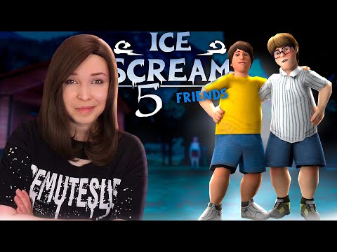 Видео: МАЙК И ДЖЕЙ ПРОТИВ МОРОЖЕНЩИКА! [ Полное Прохождение Ice Scream 5 Friends: Mike's Adventures]