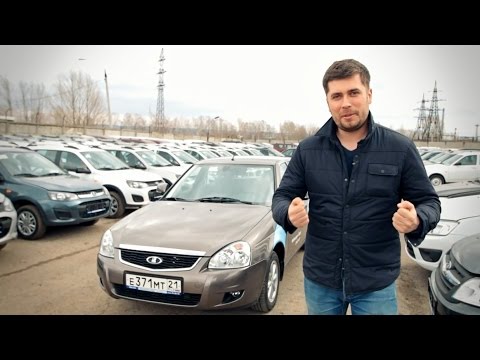 Видео: Лада Приора (робот) Тест-драйв.Anton Avtoman.